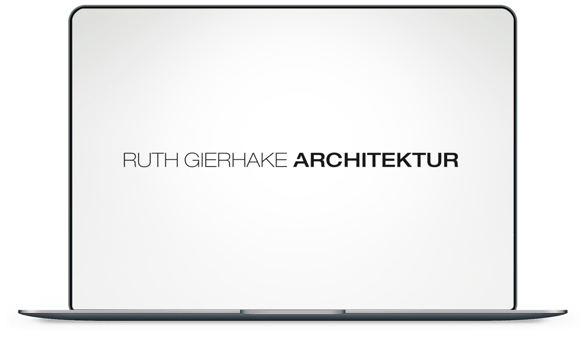 Corporate Identity und Design für Ruth Gierhake Architektur. Eine evolutionäre Entwicklung des Firmensignets.