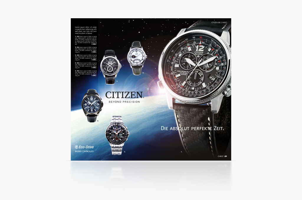 „Christ“ Uhren- und Schmuck-Katalog