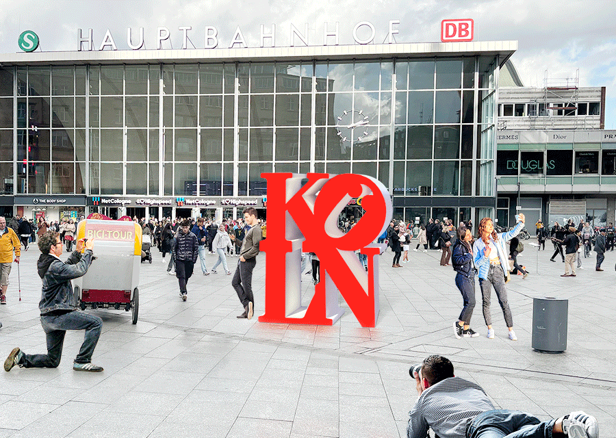 Köln Pop Art-Skulptur. Ein Kunstprojekt für die Stadt Köln.