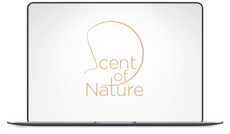 Signetentwicklungs für „Scent od Nature“, eine Beauty-Marke für Handcreme.
