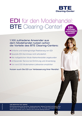 BTE Clearing-Center-Anzeige