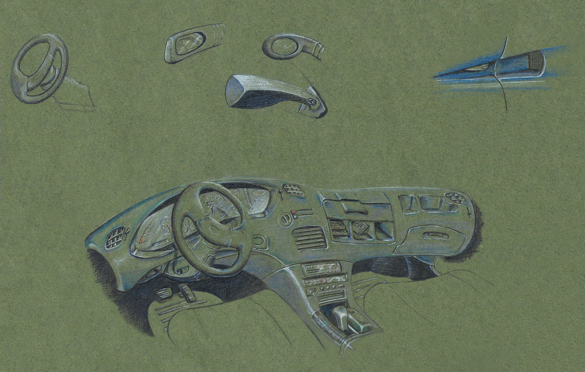 Automotive-Designstudie „Cockpit“