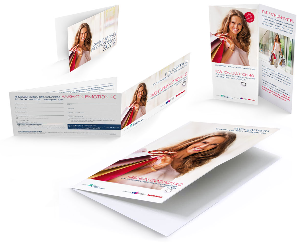 BTE-Kongress Werbematerialien